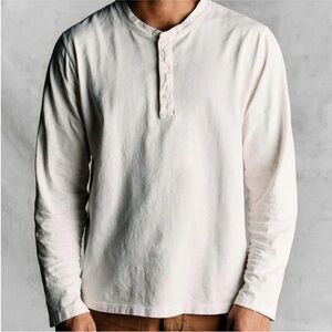 Imogene & Willie vintage white Henley shirt